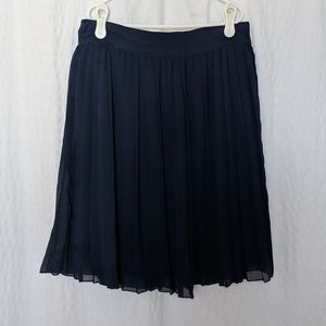 Navy Flowy Skirt (S)